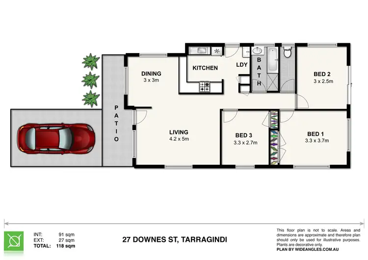 Floorplan of Homely house listing, 27 Downes St, Tarragindi QLD 4121