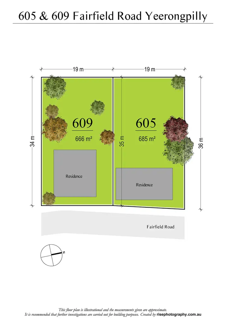 Floorplan of Homely house listing, 605 & 609 Fairfield  Rd, Yeronga QLD 4104