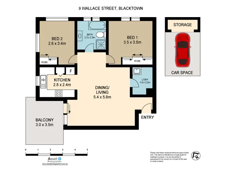 Floorplan of Homely unit listing, 7/9 Wallace St, Blacktown NSW 2148