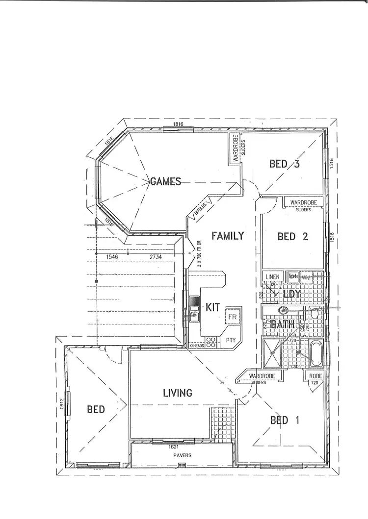 Floorplan of Homely house listing, 28 Websdale Dr, Dubbo NSW 2830