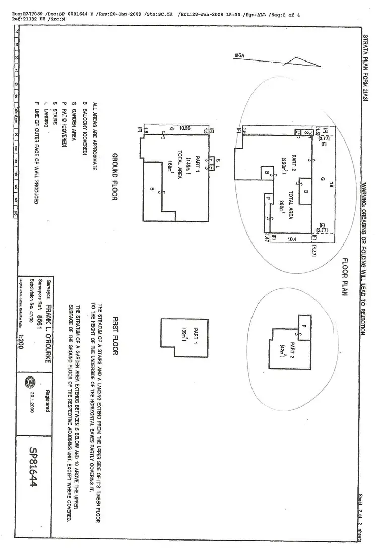 Floorplan of Homely townhouse listing, 2/77 Vera Dr, Coffs Harbour NSW 2450
