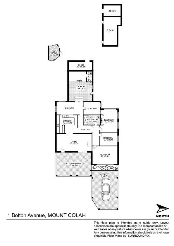 Floorplan of Homely house listing, 1 Bolton Avenue, Mount Colah NSW 2079