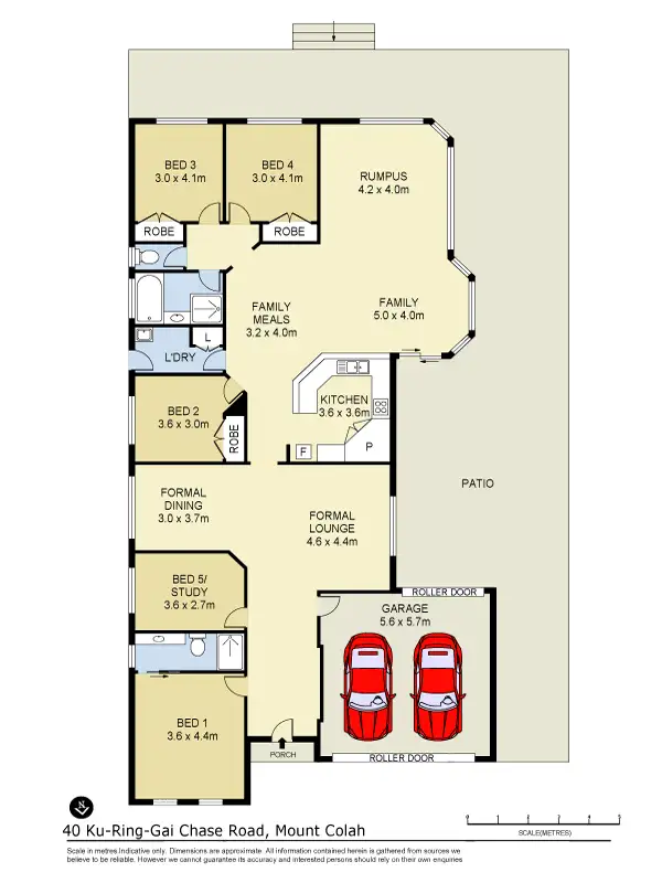 Floorplan of Homely house listing, 40 Kuring-gai Chase Rd, Mount Colah NSW 2079