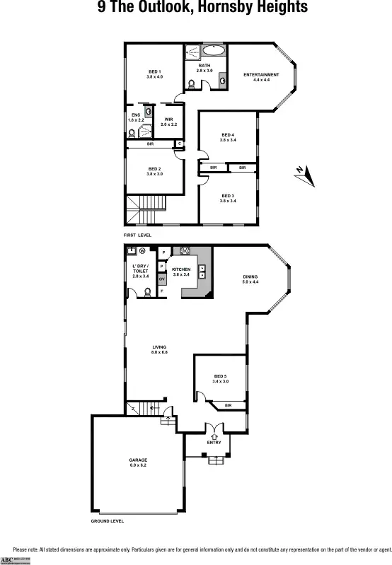 Floorplan of Homely house listing, 9 The Outlook -, Hornsby Heights NSW 2077