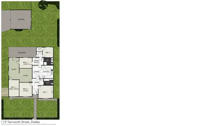 Floorplan of Homely house listing, 119 Tamworth St, Dubbo NSW 2830