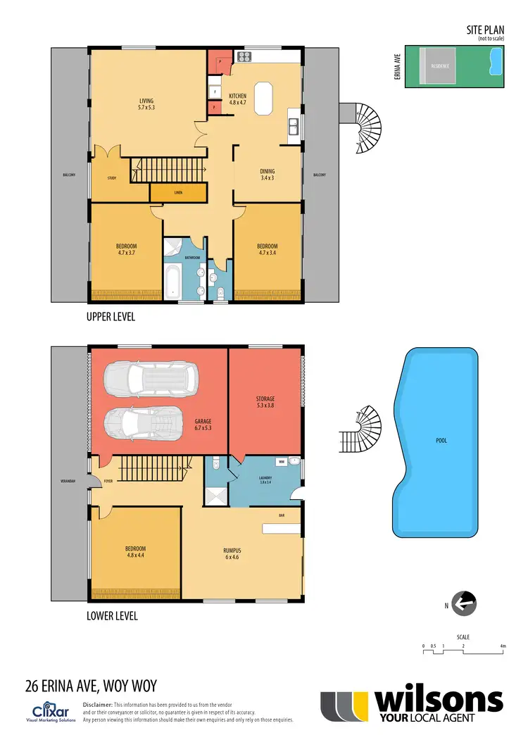 Floorplan of Homely house listing, 26 Erina Ave, Woy Woy NSW 2256
