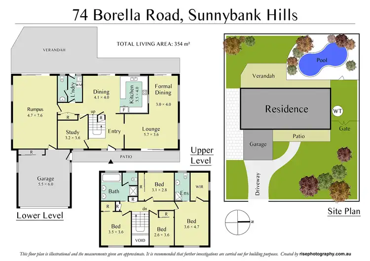 Floorplan of Homely house listing, 74 Borella Rd, Sunnybank Hills QLD 4109