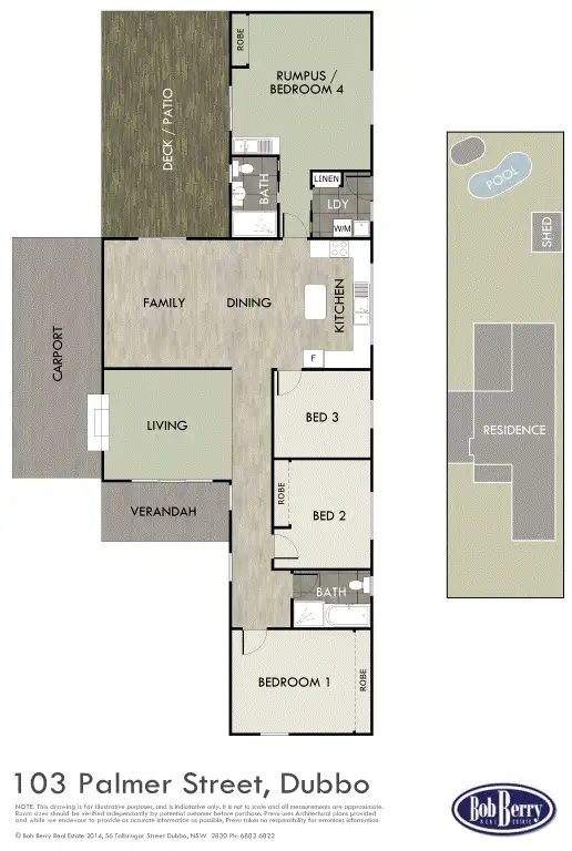 Floorplan of Homely house listing, 103 Palmer St, Dubbo NSW 2830