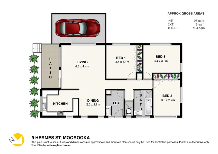 Floorplan of Homely house listing, 9 Hermes St, Moorooka QLD 4105