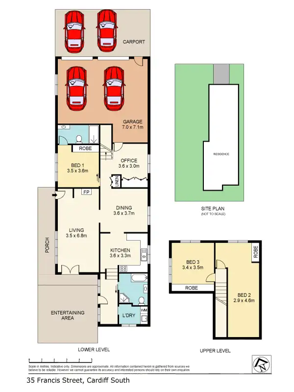 Floorplan of Homely house listing, 35 Francis St, Cardiff South NSW 2285