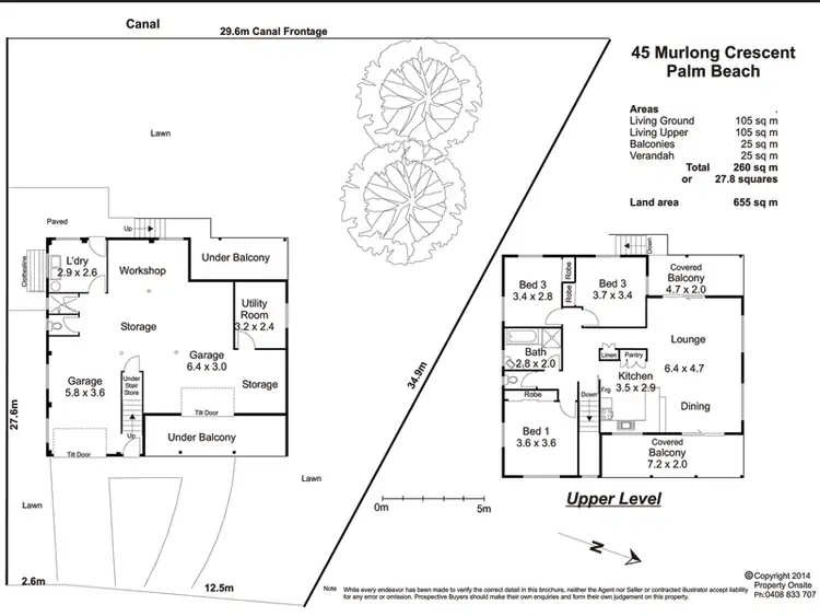 Floorplan of Homely house listing, 45 Murlong Cres, Palm Beach QLD 4221