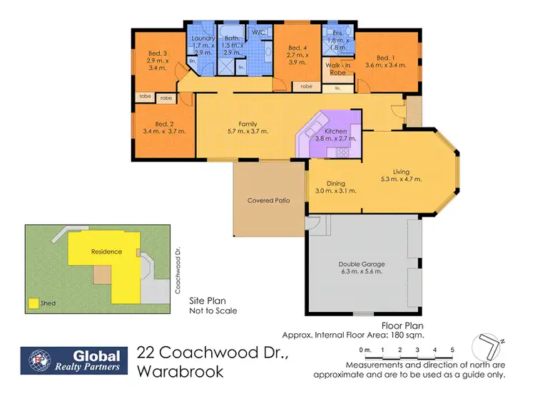Floorplan of Homely house listing, 22 Coachwood Dr, Warabrook NSW 2304
