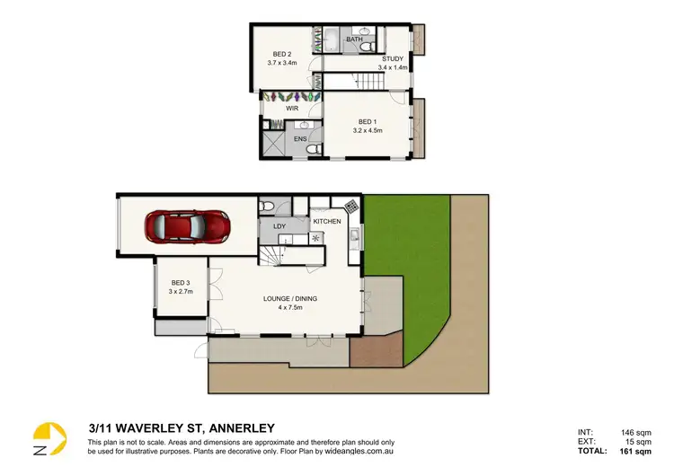 Floorplan of Homely townhouse listing, 3/11 Waverley St, Annerley QLD 4103