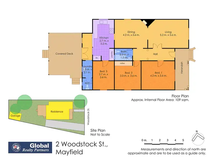 Floorplan of Homely house listing, 2 Woodstock St, Mayfield NSW 2304