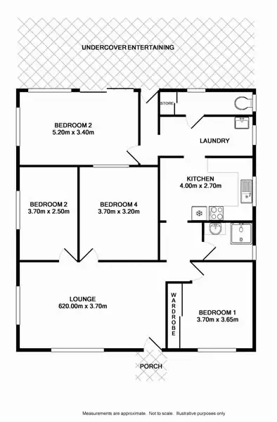Floorplan of Homely house listing, 52 Brenda St, Ingleburn NSW 2565