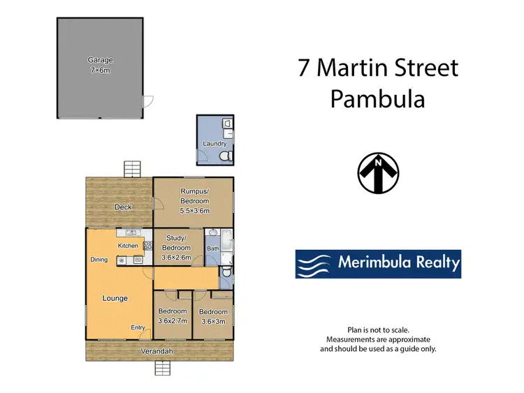 Floorplan of Homely house listing, 7 Martin St, Pambula NSW 2549