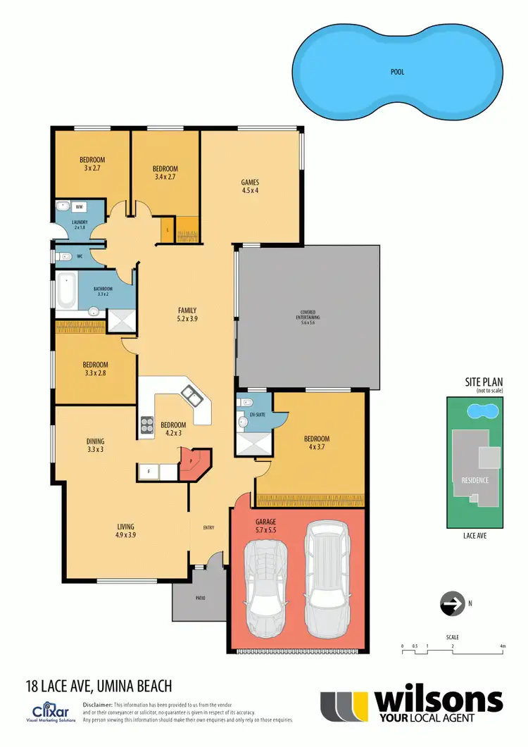 Floorplan of Homely house listing, 18 Lace Ave, Umina Beach NSW 2257