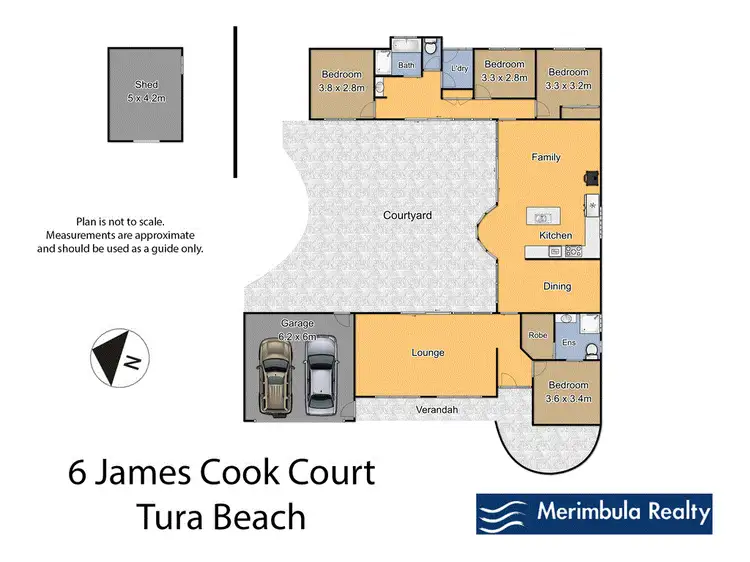 Floorplan of Homely house listing, 6 James Cook Ct, Tura Beach NSW 2548
