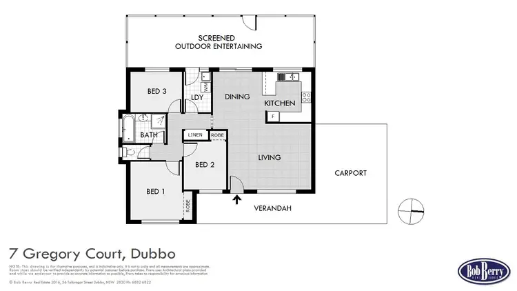 Floorplan of Homely house listing, 7 Gregory Ct, Dubbo NSW 2830