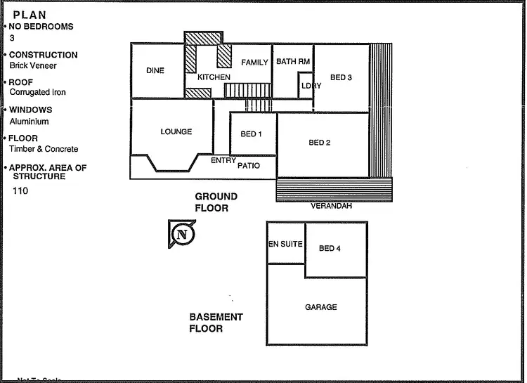 Floorplan of Homely house listing, 5 Crown Cl, Tarbuck Bay NSW 2428