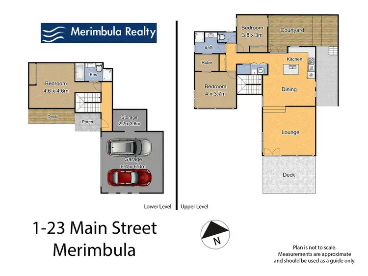 Floorplan of Homely townhouse listing, 1/23 Main St, Merimbula NSW 2548