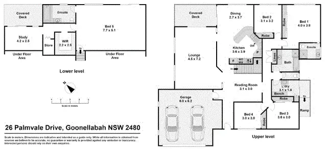 Floorplan of Homely house listing, 26 Palmvale Dr, Goonellabah NSW 2480