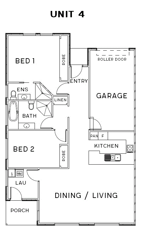 Floorplan of Homely unit listing, 9/43-45 Nile St, Orange NSW 2800