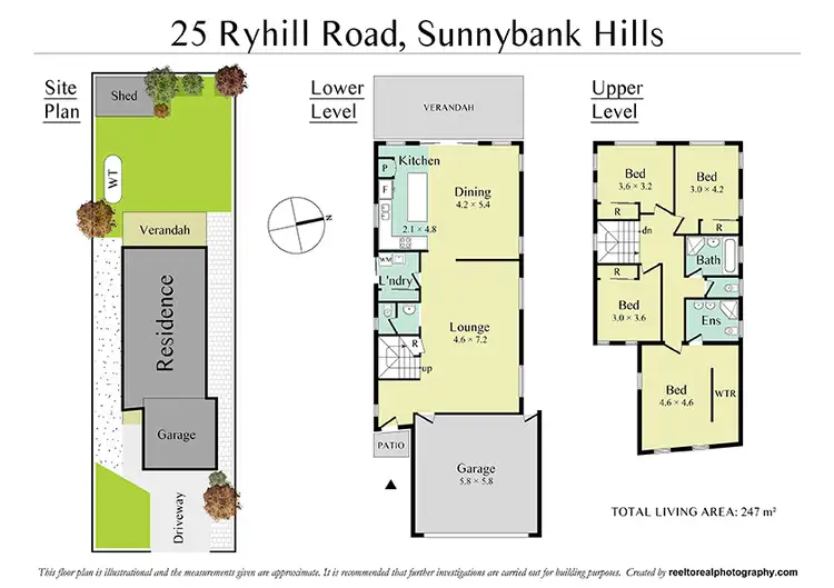 Floorplan of Homely house listing, 25 Ryhill Rd, Sunnybank Hills QLD 4109