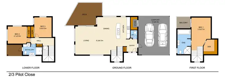Floorplan of Homely house listing, 3 Pilot Cl, Jindabyne NSW 2627