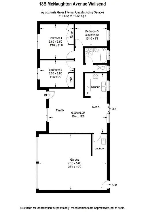 Floorplan of Homely villa listing, 18b Mcnaughton Ave, Wallsend NSW 2287