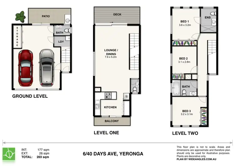 Floorplan of Homely townhouse listing, 6/40 Days Ave, Yeronga QLD 4104