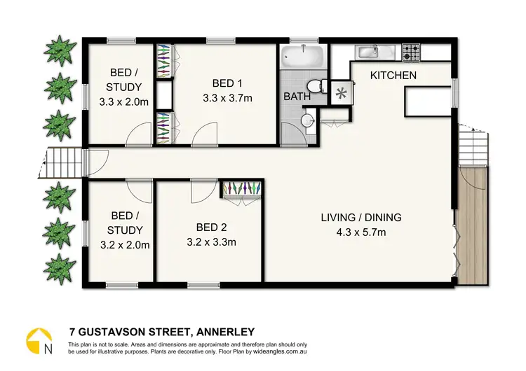 Floorplan of Homely house listing, 7 Gustavson St, Annerley QLD 4103
