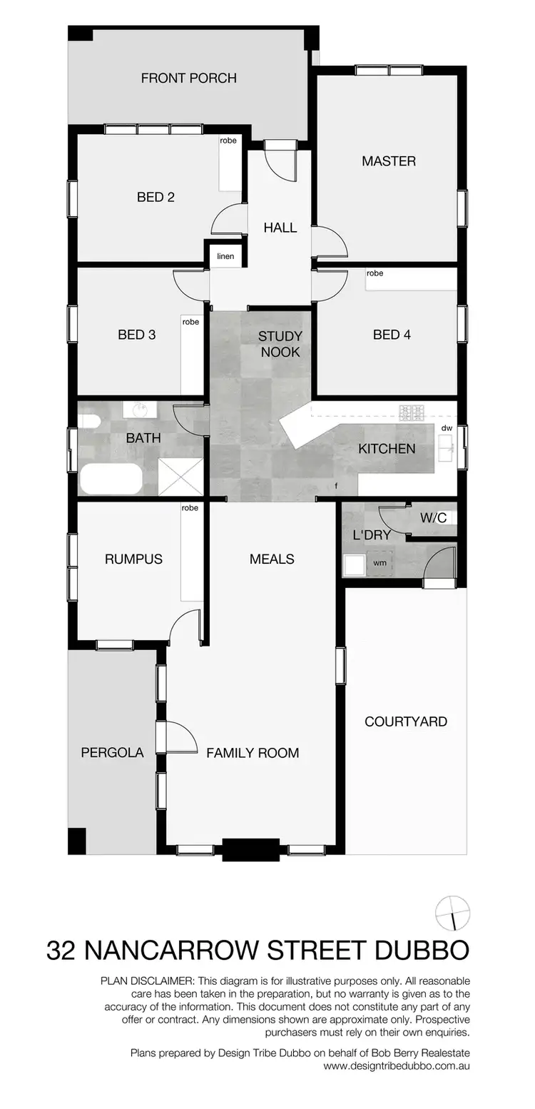 Floorplan of Homely house listing, 32 Nancarrow St, Dubbo NSW 2830