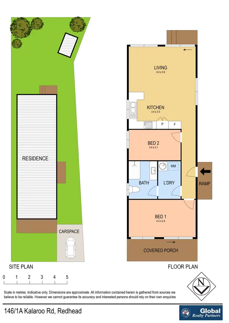 Floorplan of Homely house listing, 146/1A Kalaroo Rd, Redhead NSW 2290