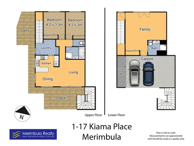 Floorplan of Homely townhouse listing, 1/17 Kiama Pl, Merimbula NSW 2548