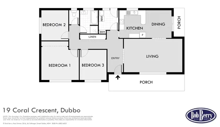 Floorplan of Homely house listing, 19 Coral Cres, Dubbo NSW 2830
