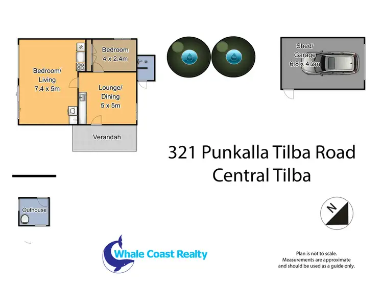 Floorplan of Homely land listing, 321 Punkalla Tilba Rd, Central Tilba NSW 2546