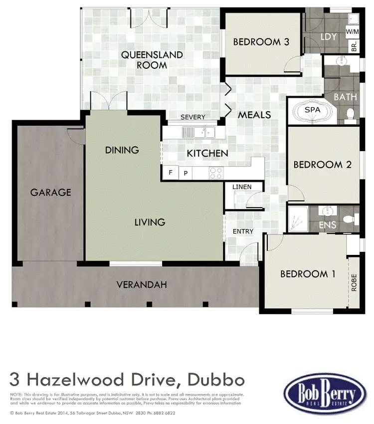 Floorplan of Homely house listing, 3 Hazelwood Dr, Dubbo NSW 2830