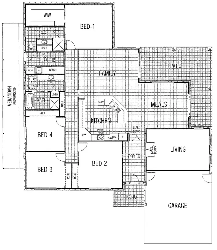 Floorplan of Homely house listing, 27 Merrilea Rd, Dubbo NSW 2830