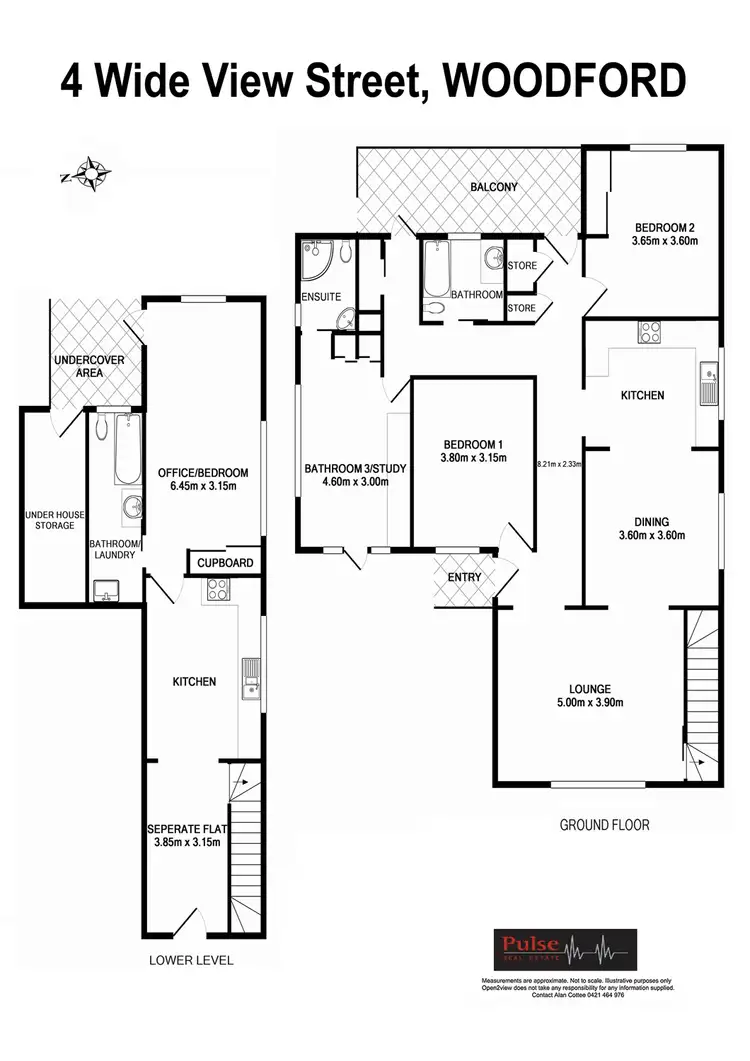 Floorplan of Homely house listing, 4 Wideview Ave, Woodford NSW 2778