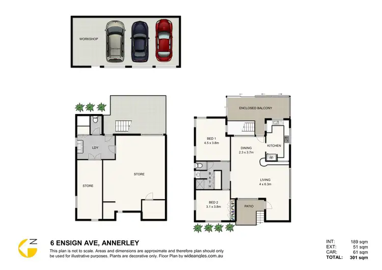 Floorplan of Homely house listing, 6 Ensign Ave, Annerley QLD 4103