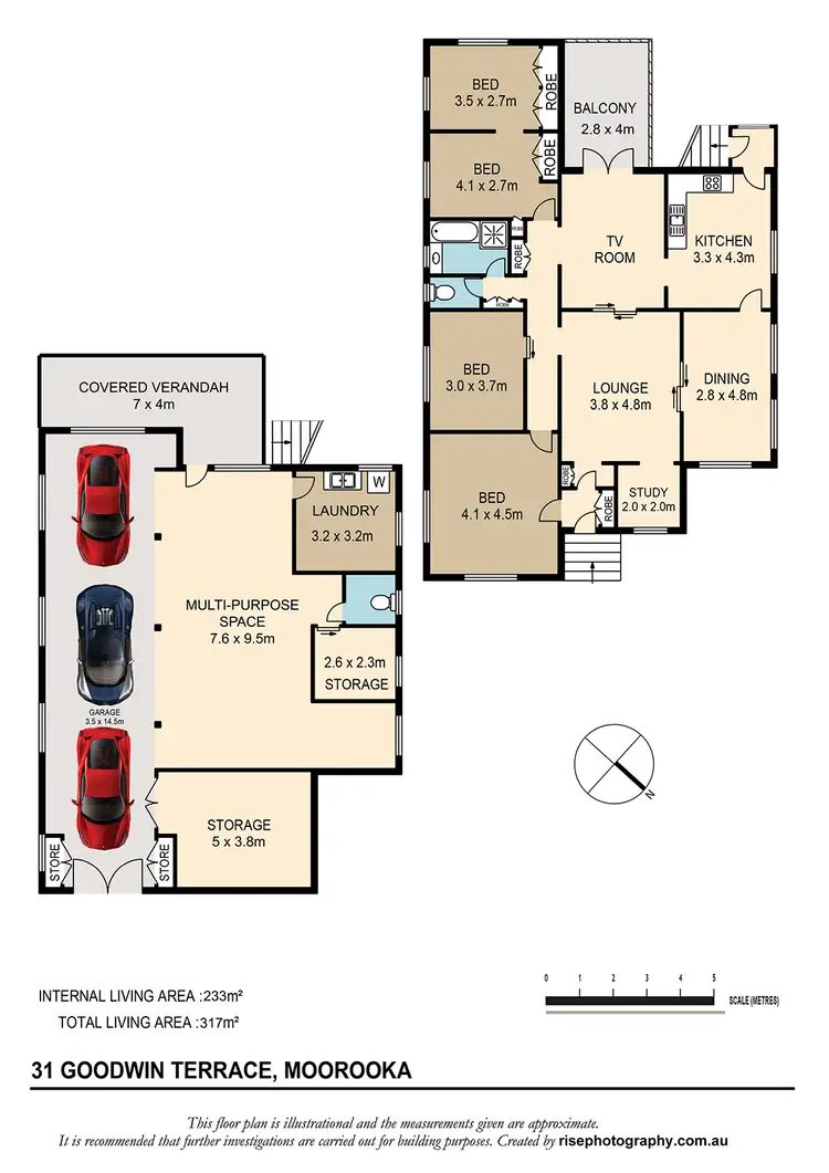 Floorplan of Homely house listing, 31 Goodwin Tce, Moorooka QLD 4105