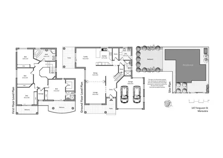 Floorplan of Homely house listing, 147 Ferguson  St, Maroubra NSW 2035