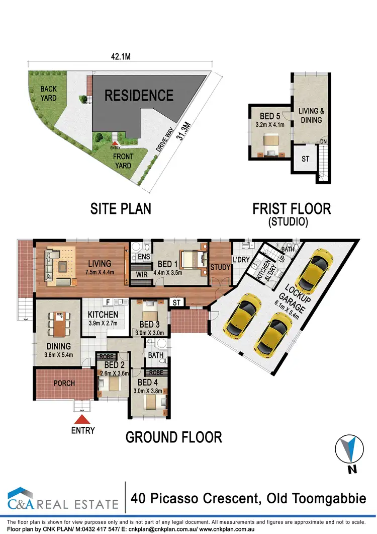 Floorplan of Homely house listing, 40 Picasso Cres, Old Toongabbie NSW 2146