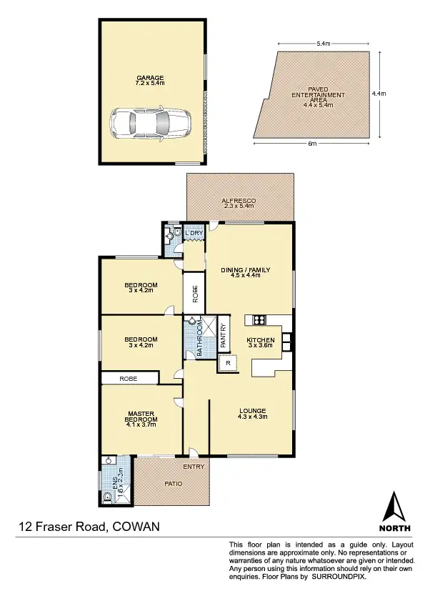 Floorplan of Homely house listing, 12 Fraser Rd, Cowan NSW 2081