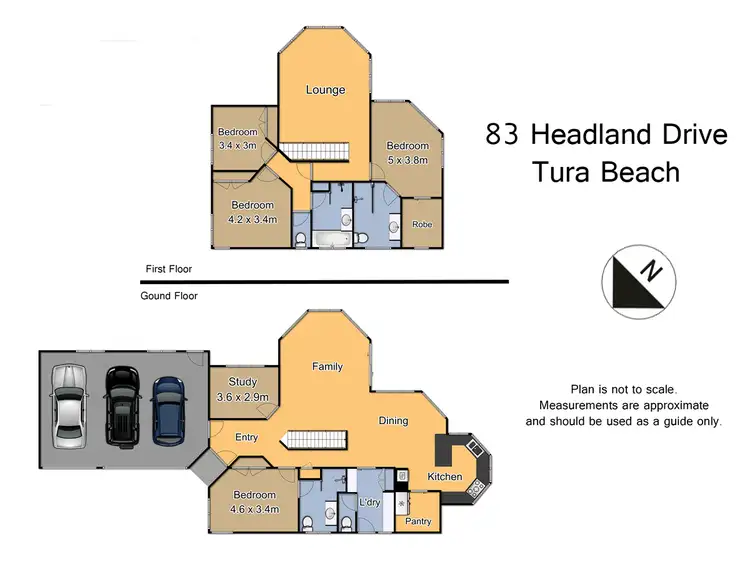 Floorplan of Homely house listing, 83 Headland Dr, Tura Beach NSW 2548