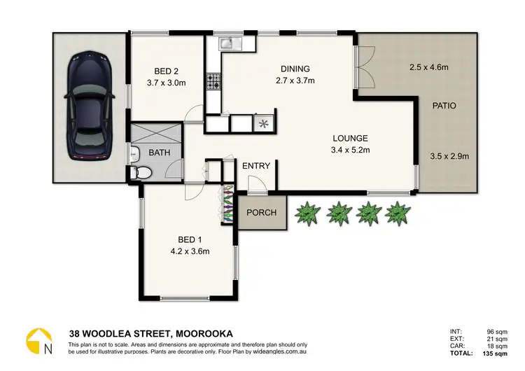 Floorplan of Homely house listing, 38 Woodlea St, Moorooka QLD 4105