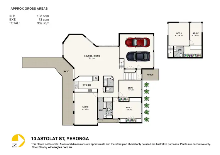 Floorplan of Homely house listing, 10 Astolat St, Yeronga QLD 4104