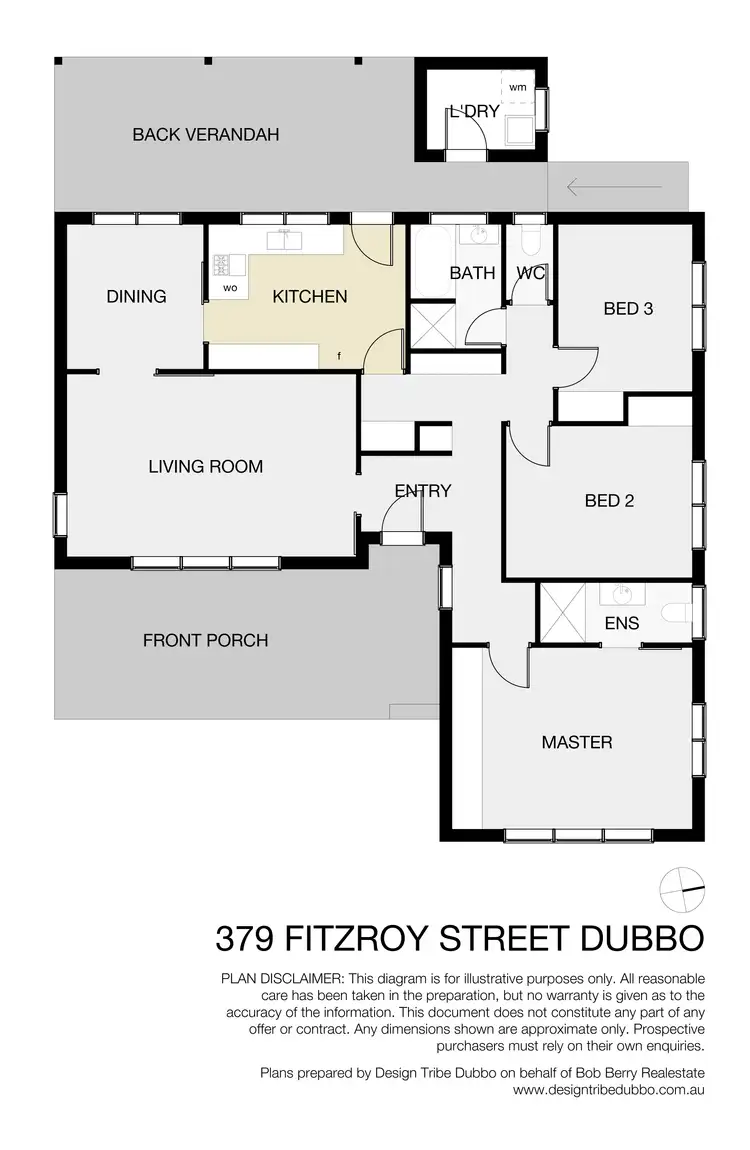 Floorplan of Homely house listing, 379 Fitzroy St, Dubbo NSW 2830