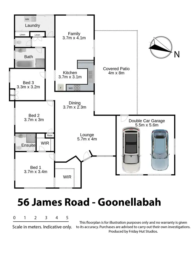 Floorplan of Homely house listing, 56 James Rd, Goonellabah NSW 2480
